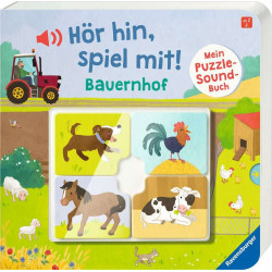 Ravensburger - Hör hin, spiel mit! Mein Puzzle-Soundbuch: Bauernhof