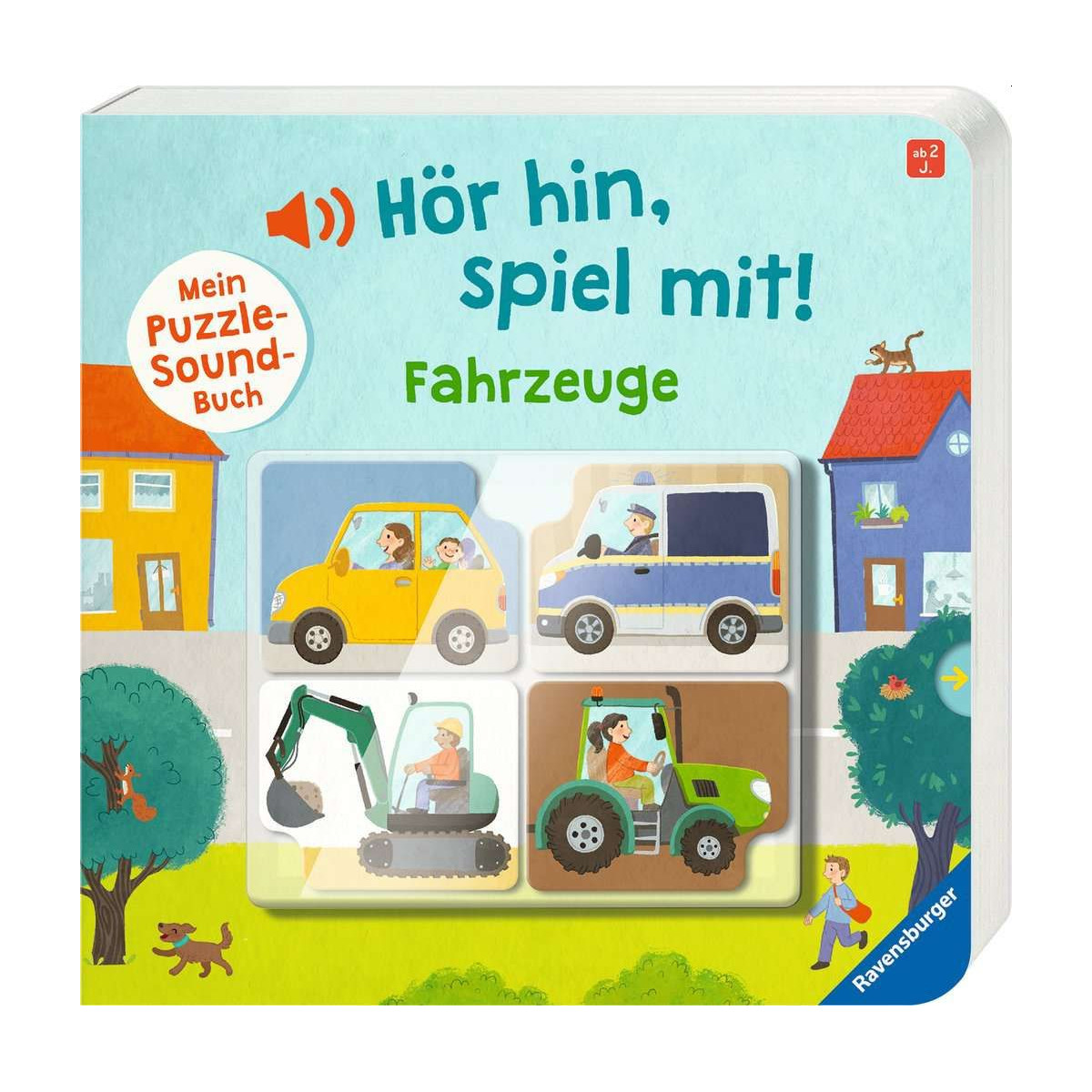 Ravensburger - Hör hin, spiel mit! Mein Puzzle-Soundbuch: Fahrzeuge