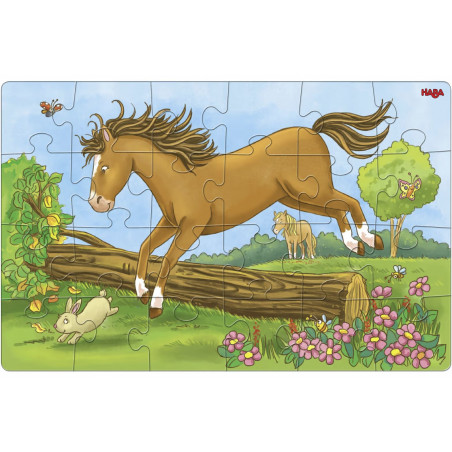 HABA - Puzzles Pferde, 24 Teile