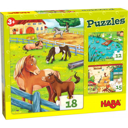 HABA - Puzzles Bauernhoftiere