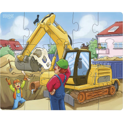 HABA - Puzzles Baustellenfahrzeuge