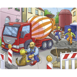 HABA - Puzzles Baustellenfahrzeuge