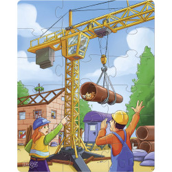 HABA - Puzzles Baustellenfahrzeuge