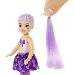 Mattel - Barbie Color Reveal Chelsea Puppe, Glitzer Serie