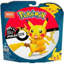 Mega Bloks - Pokémon Medium Pikachu, Kinder-Spielzeug, Bauset, Bausteine