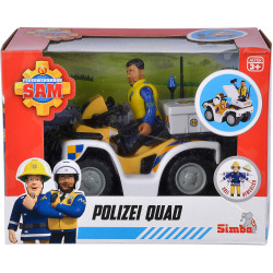 Simba - Sam Polizei Quad mit Figur