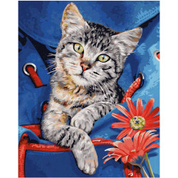 Schipper Malen-nach-Zahlen - Meisterklasse Klassiker - Katze im Rucksack