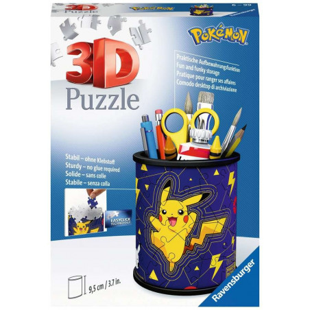 Ravensburger - Pencil Cup Pokemon, 54 Teile