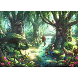 Ravensburger - EXIT Puzzle Kids Der magische Wald, 368 Teile