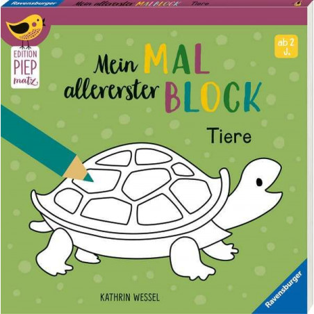 Ravensburger - Edition Piepmatz - Mein allererster Malblock - Tiere