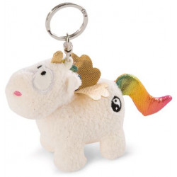 NICI - Theodor & Friends - Einhorn Rainbow Yang 10cm Schlüsselanhänger