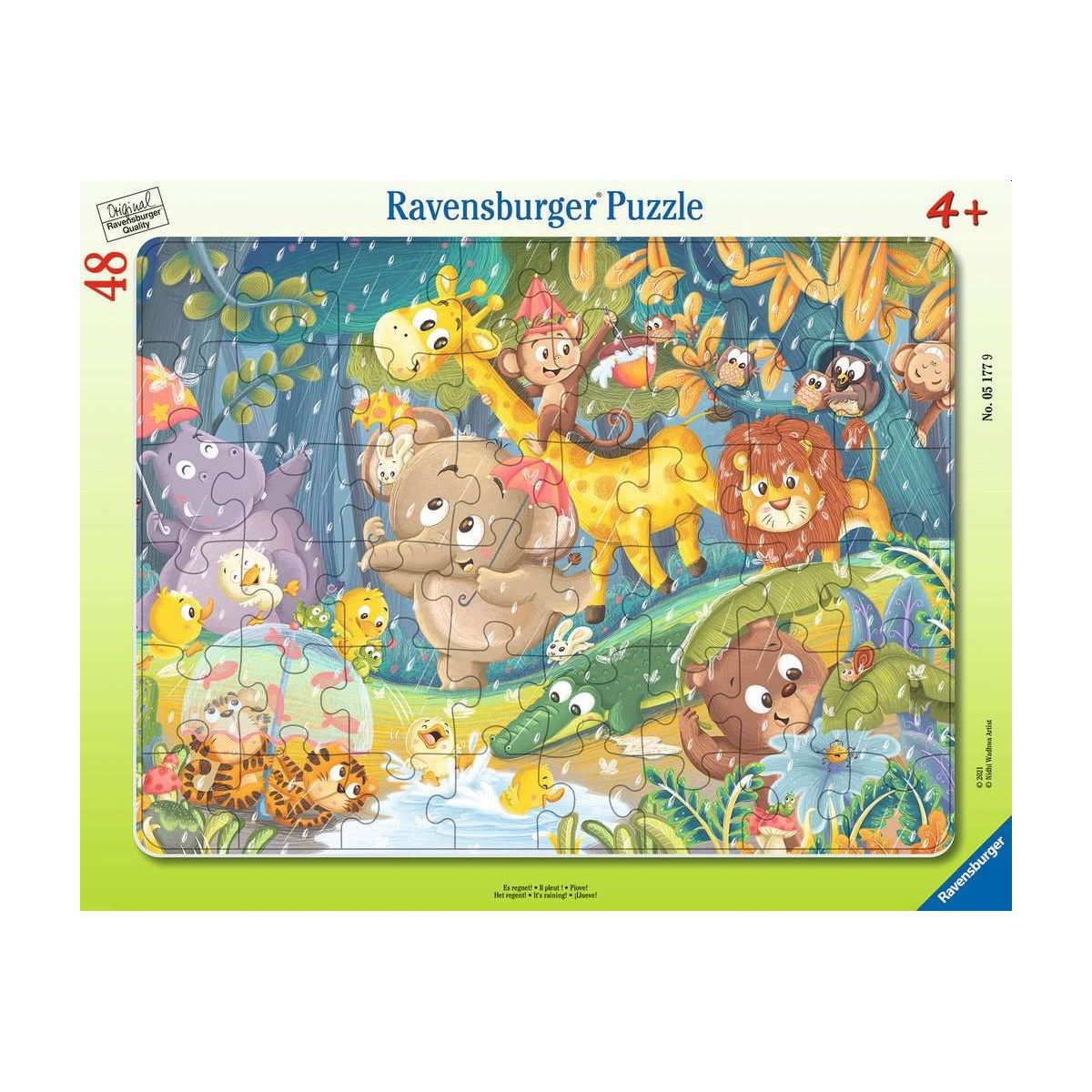 Ravensburger - Es regnet!, 48 Teile