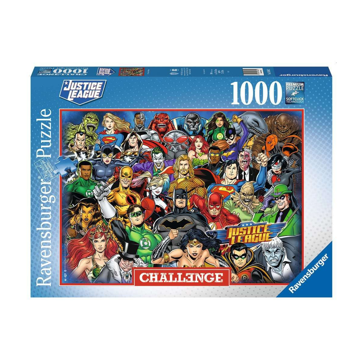 Ravensburger - Challenge DC Comics, 1000 Teile