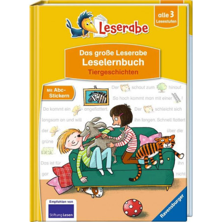 Ravensburger - Das große Leserabe-Leselernbuch Tiergeschichten