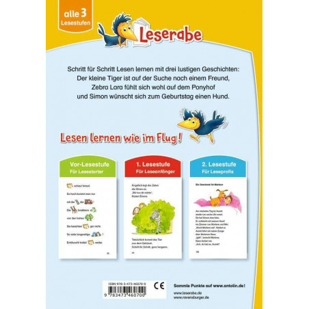 Ravensburger - Das große Leserabe-Leselernbuch Tiergeschichten