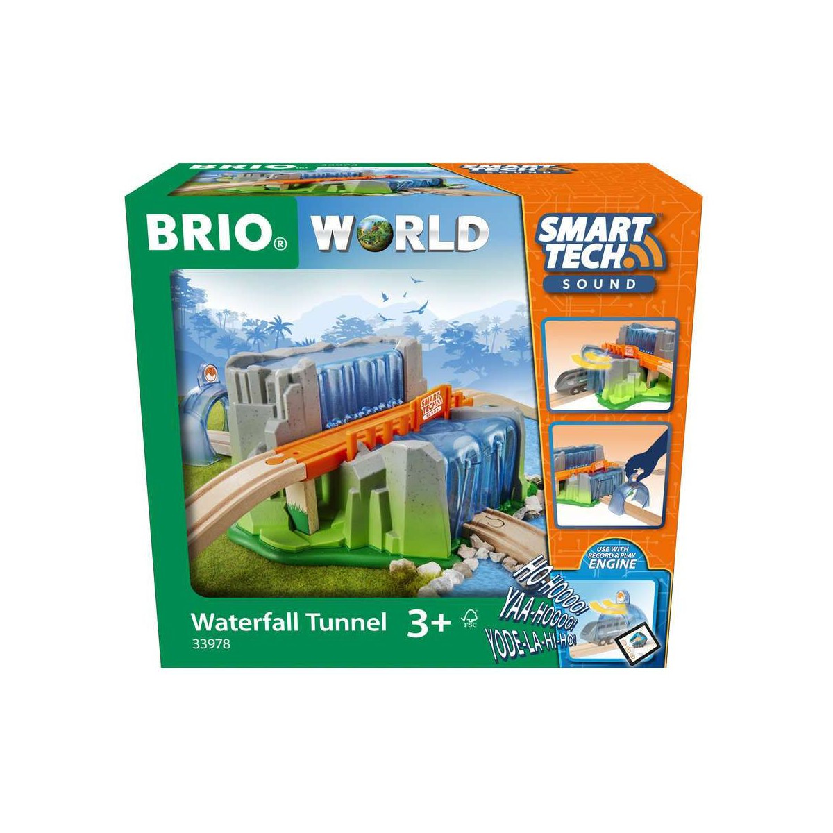 BRIO - Smart Tech Sound Wasserfall-Tunnel