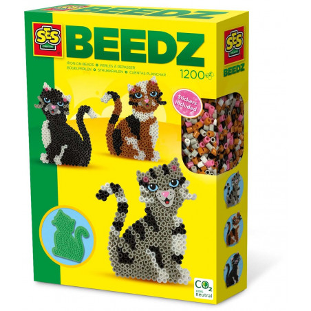 SES Creative - Beedz - Bügelperlen - Katze