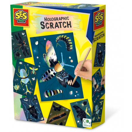 SES Creative - Holografische Scratch - Insekten