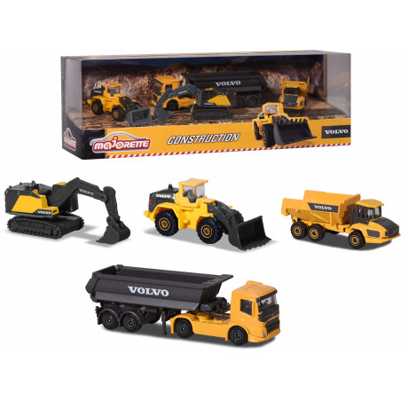 Majorette - Volvo Truck 4 Pieces Giftpack