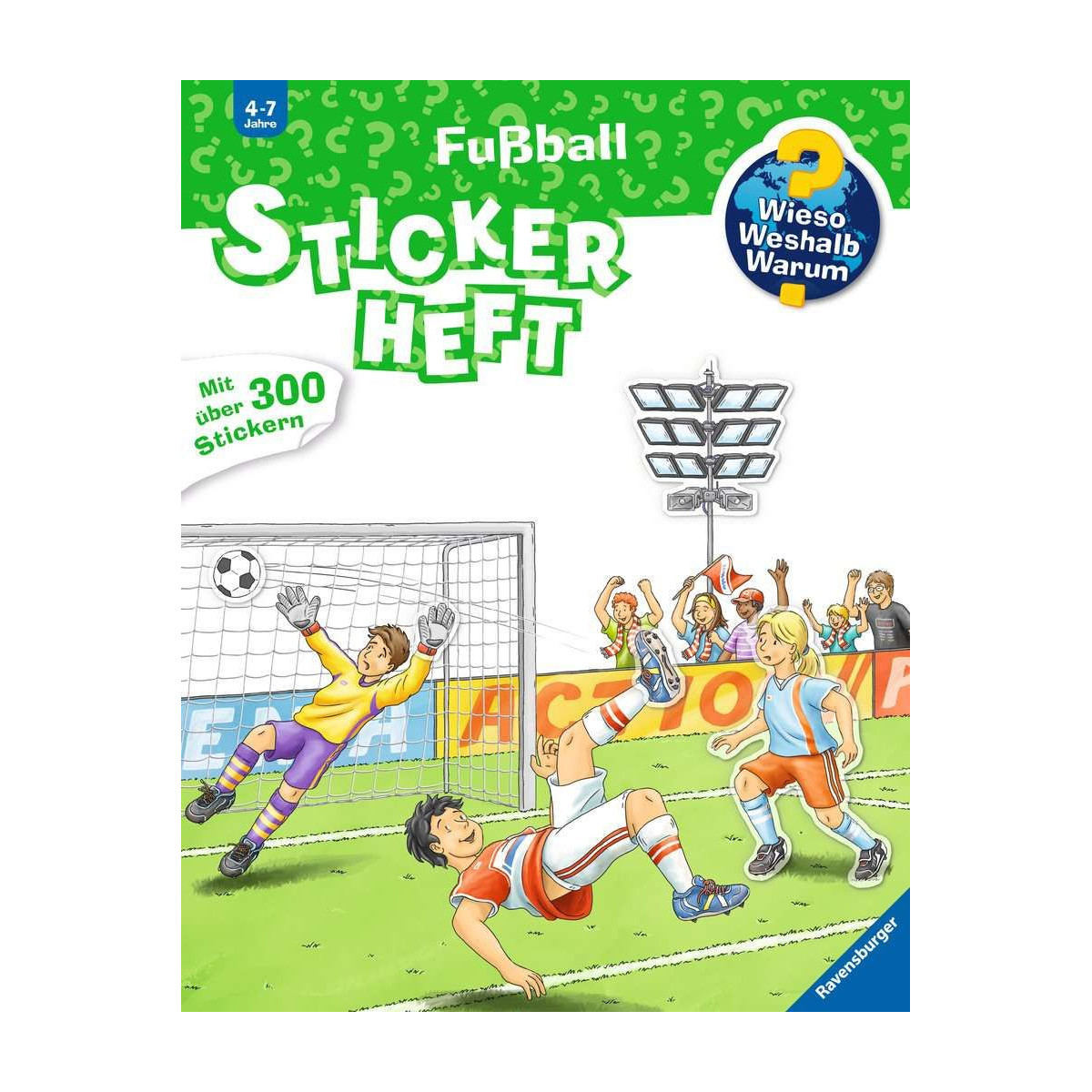 Ravensburger - Wieso? Weshalb? Warum? Stickerheft: Fußball