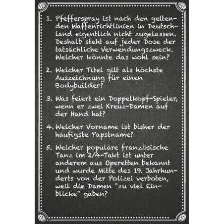 moses. - Kneipenquiz - Das Original