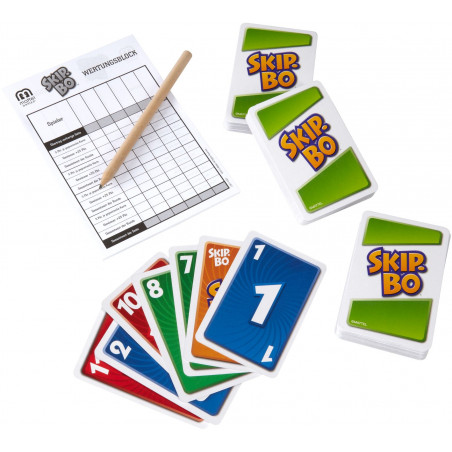 Mattel Games - SKIP-BO Deluxe Metallbox