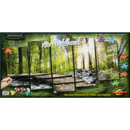 Schipper Malen-nach-Zahlen - Meisterklasse Polyptychon - Am Wildbach
