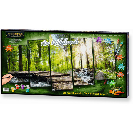 Schipper Malen-nach-Zahlen - Meisterklasse Polyptychon - Am Wildbach