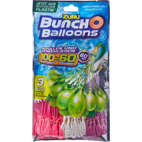 Zuru - Bunch O Balloons - 3er Pack 100+ Wasserballons