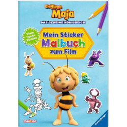 Ravensburger - Die Biene Maja: Mein Sticker-Malbuch zum Film