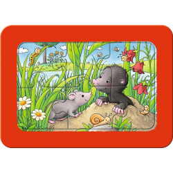 Ravensburger - Kleine Gartentiere, 3 x 6 Teile