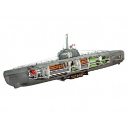 Revell - Deutsches U-Boot Typ XXI mit Interieur