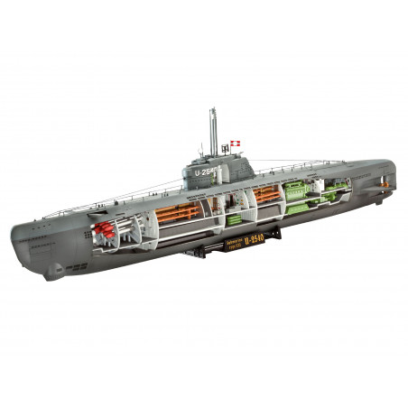 Revell - Deutsches U-Boot Typ XXI mit Interieur Revell - Deutsches U-Boot Typ XXI mit Interieur