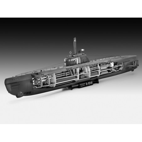 Revell - Deutsches U-Boot Typ XXI mit Interieur Revell - Deutsches U-Boot Typ XXI mit Interieur