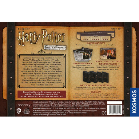 KOSMOS - Harry Potter - Kampf um Hogwarts - Zauberkunst und Zaubertränke, Erweiterung KOSMOS - Harry Potter - Kampf um Hogwarts - Zauberkunst und Zaubertränke, Erweiterung