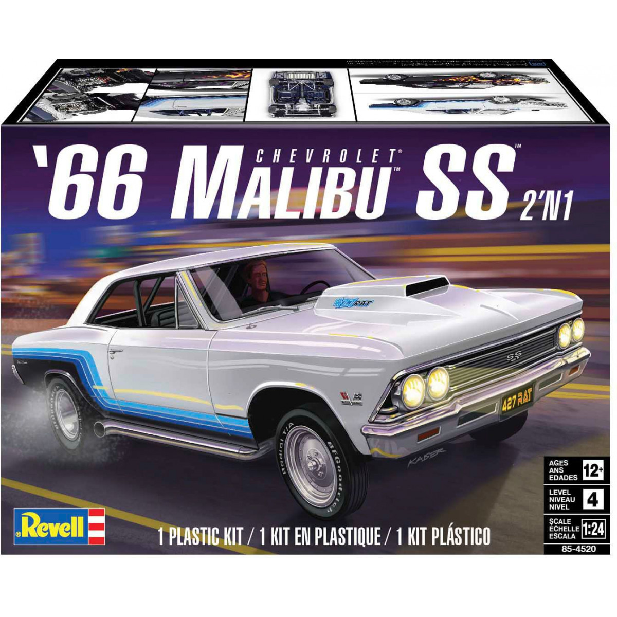 Revell - 1966 Malibu SS 2N1