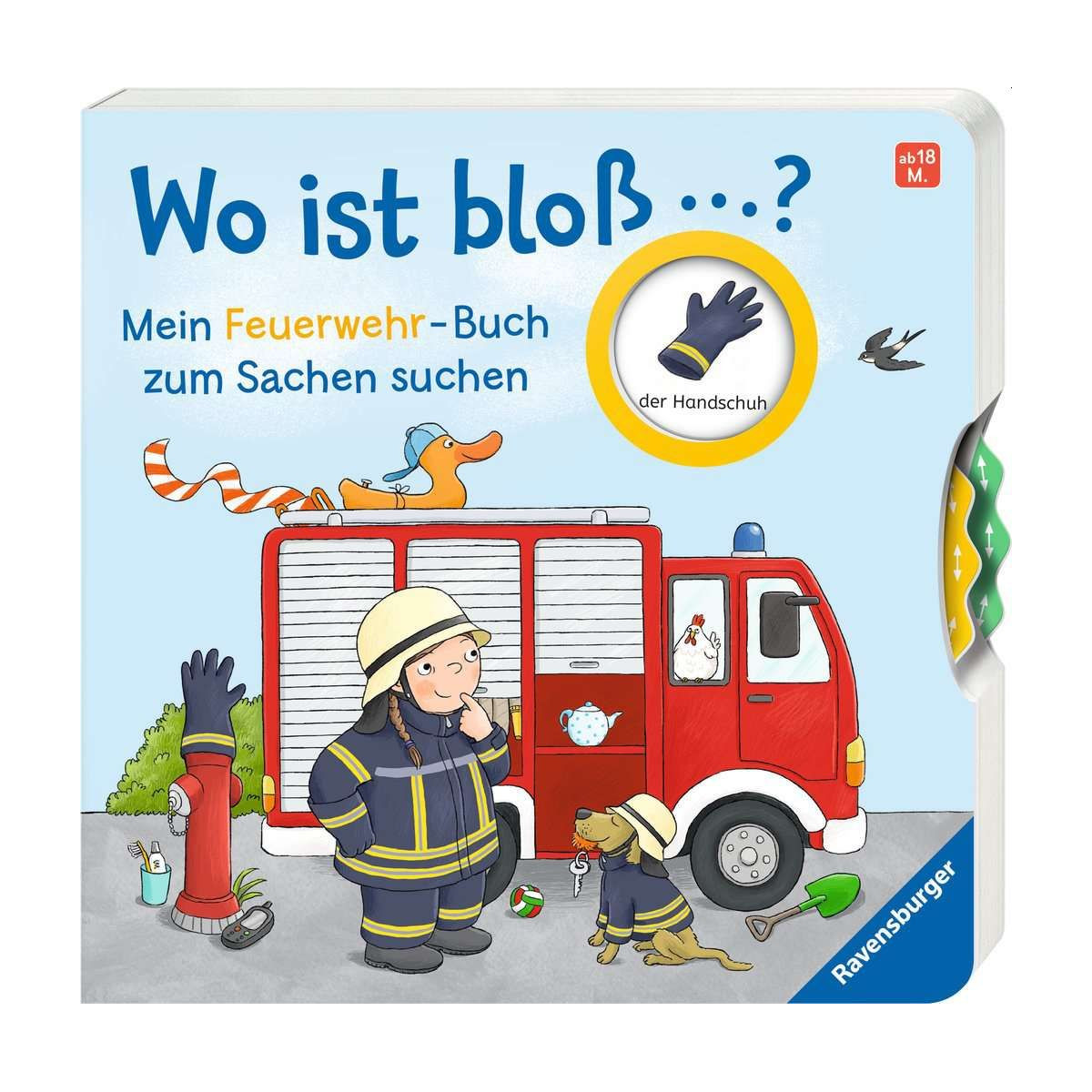 Ravensburger - Wo ist bloß…? Mein Feuerwehr-Buch zum Sachen suchen