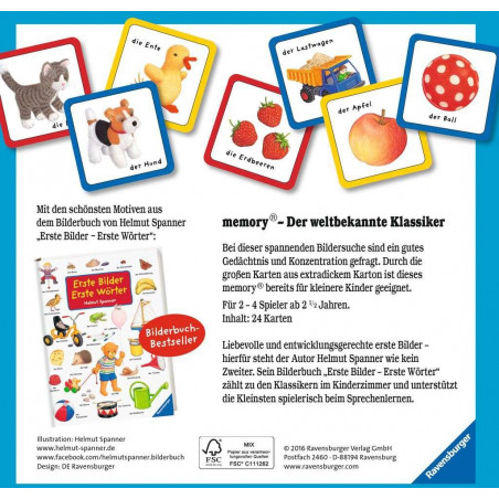 Ravensburger - Erste Bilder − Erste Wörter memory