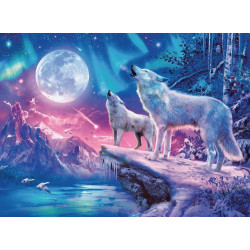 Ravensburger - Wolf im Nordlicht, 500 Teile