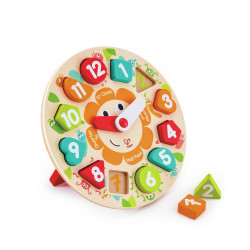 Hape - Steckpuzzle Uhr, 13 Teile