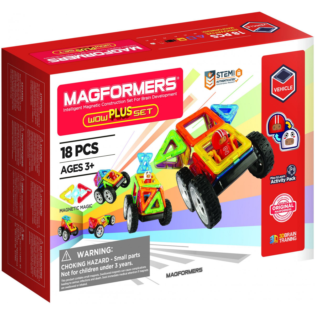 Magformers - Vehicle Set Line - Wow Plus Set