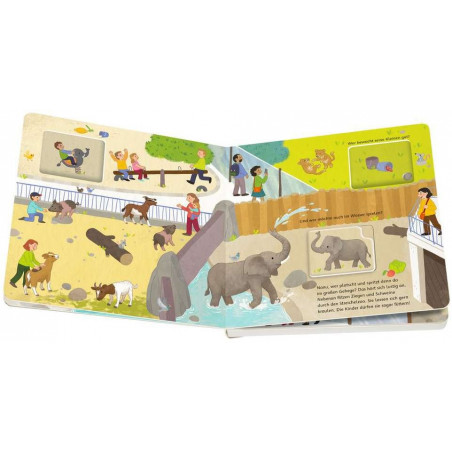 Ravensburger - Hör hin, spiel mit! Mein Puzzle-Soundbuch: Im Zoo