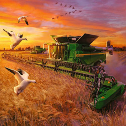 Ravensburger - John Deere in Aktion, 3 x 49 Teile