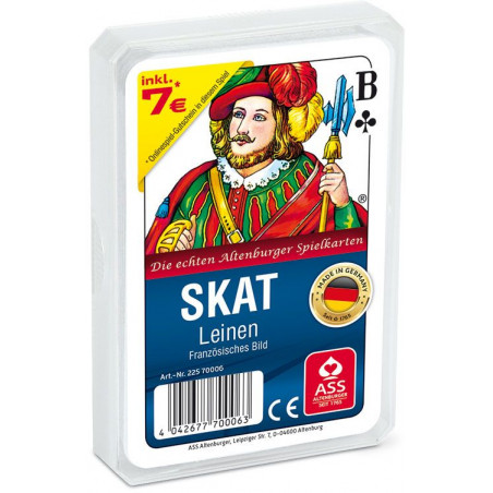 ASS Altenburger Spielkarten - Skat Leinen, französisches Bild