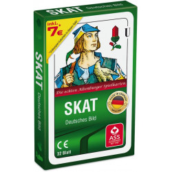 ASS Altenburger Spielkarten - Skat, deutsches Bild in Faltschachtel ASS Altenburger Spielkarten - Skat, deutsches Bild in Faltschachtel