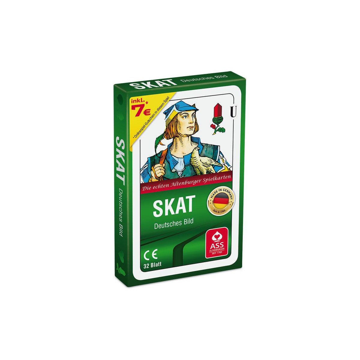 ASS Altenburger Spielkarten - Skat, deutsches Bild in Faltschachtel