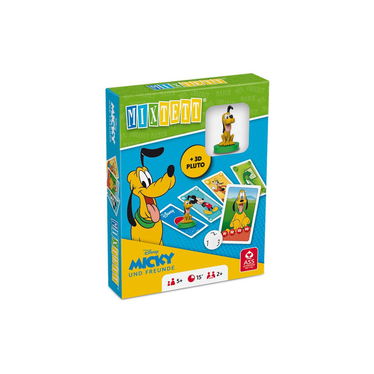 ASS Altenburger Spielkarten - Mixtett - Disney Mickey Mouse & Friends Set 2, Pluto