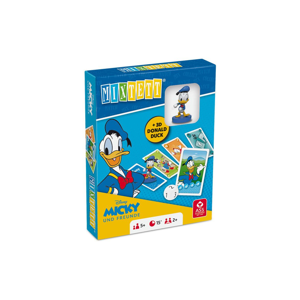 ASS Altenburger Spielkarten - Mixtett - Disney Mickey Mouse & Friends Set 4, Donald