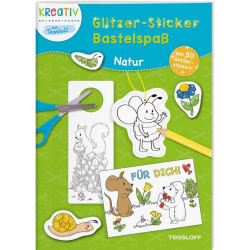Tessloff - Glitzer-Sticker Bastelspaß - Natur