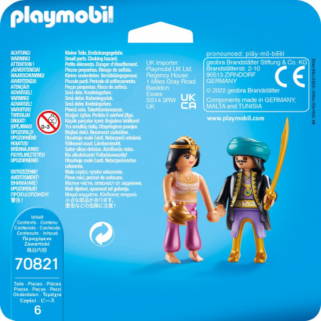 PLAYMOBIL 70821 - Princess - DuoPack Orientalisches Königspaar